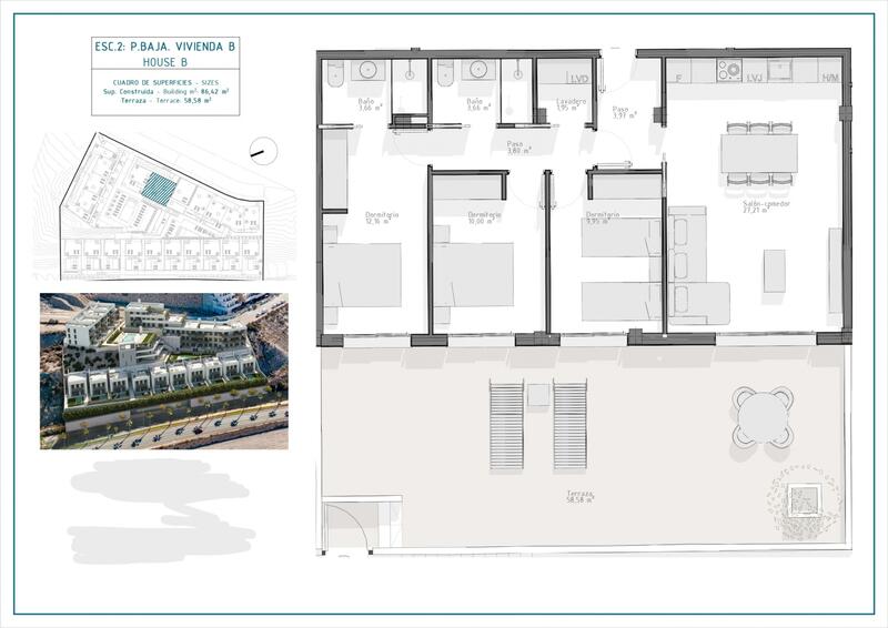 2 Schlafzimmer Appartement zu verkaufen