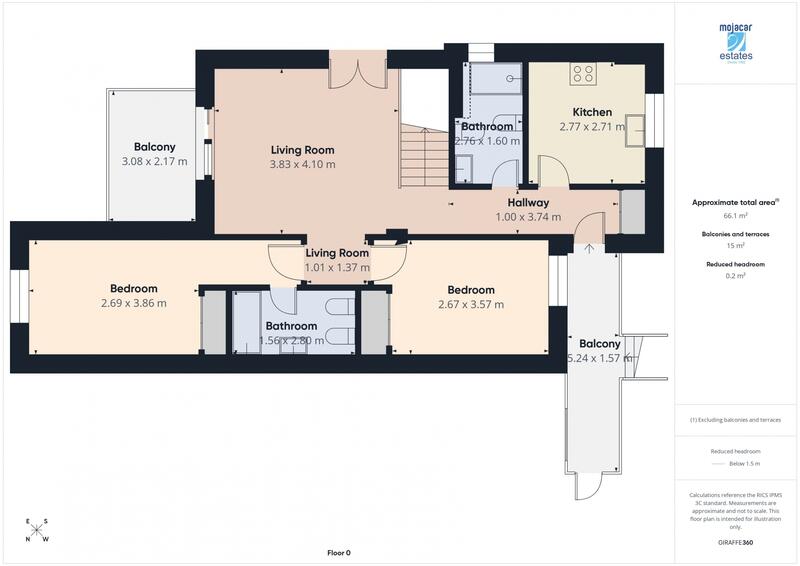 3 slaapkamer Appartement Te koop