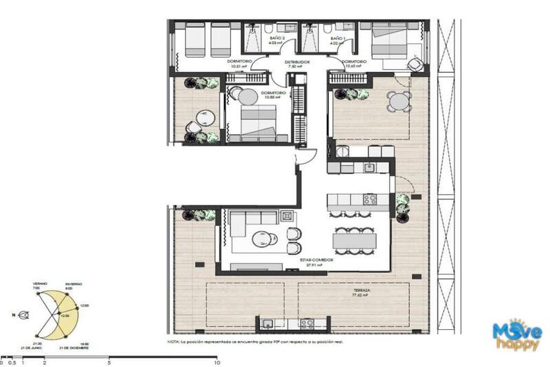 3 Cuarto Apartamento en venta
