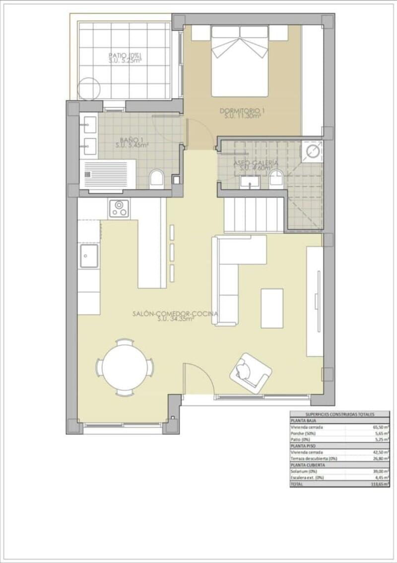 3 chambre Maison de Ville à vendre