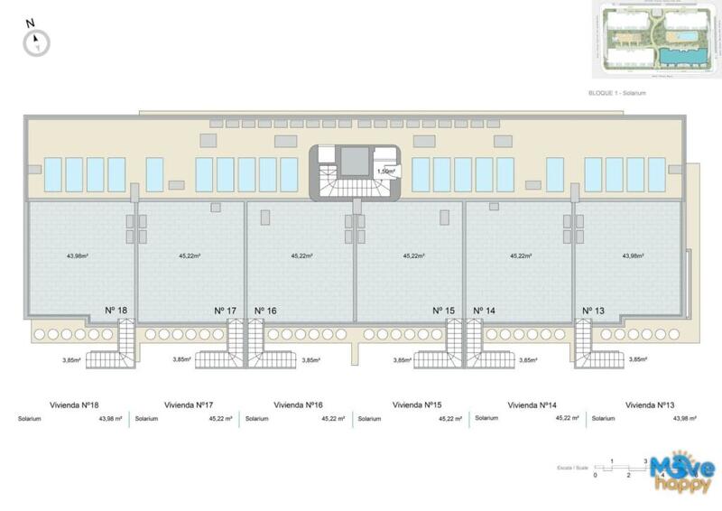 3 slaapkamer Appartement Te koop
