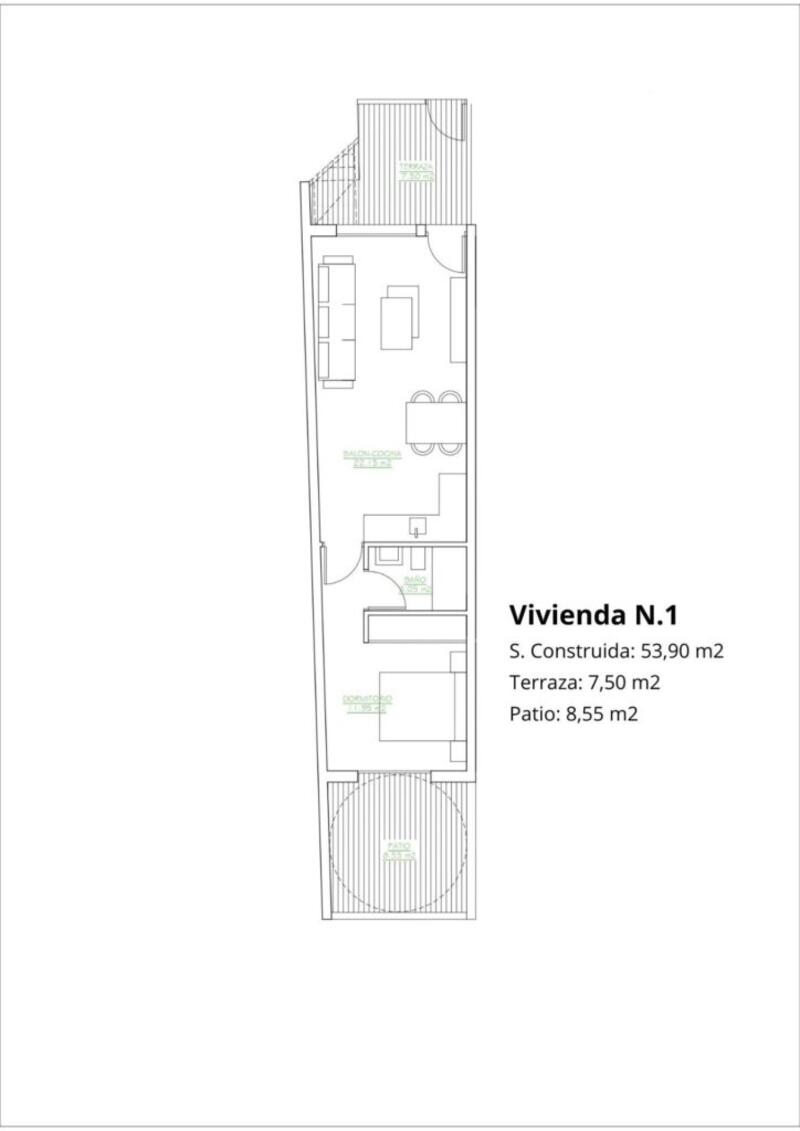 1 chambre Appartement à vendre