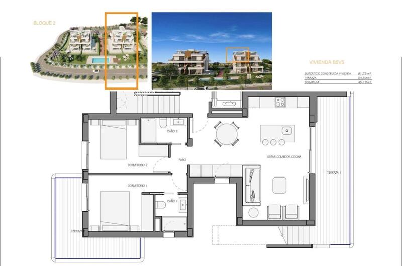 2 bedroom Apartment for sale