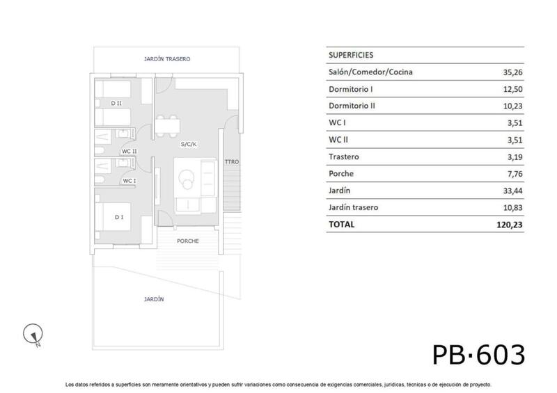 2 slaapkamer Appartement Te koop
