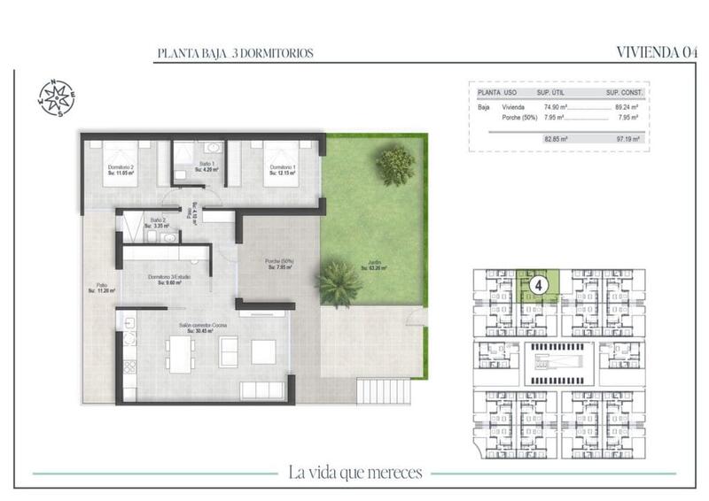 3 bedroom Apartment for sale