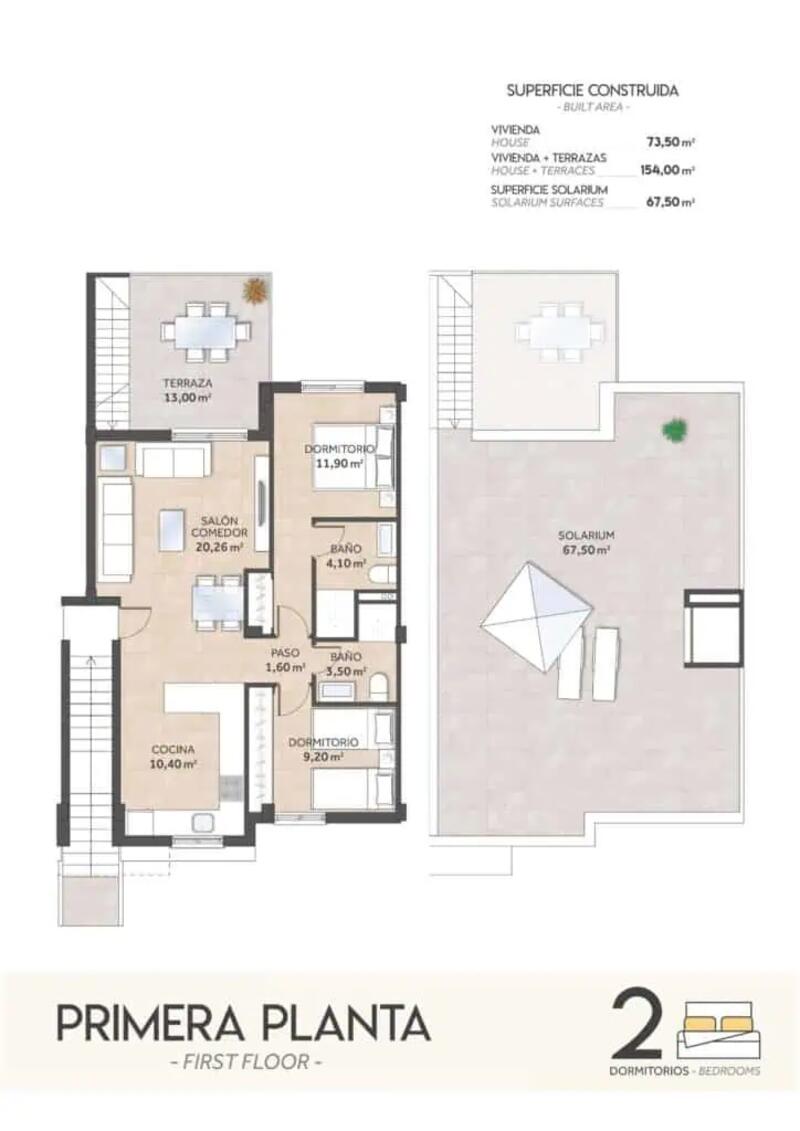 2 bedroom Apartment for sale