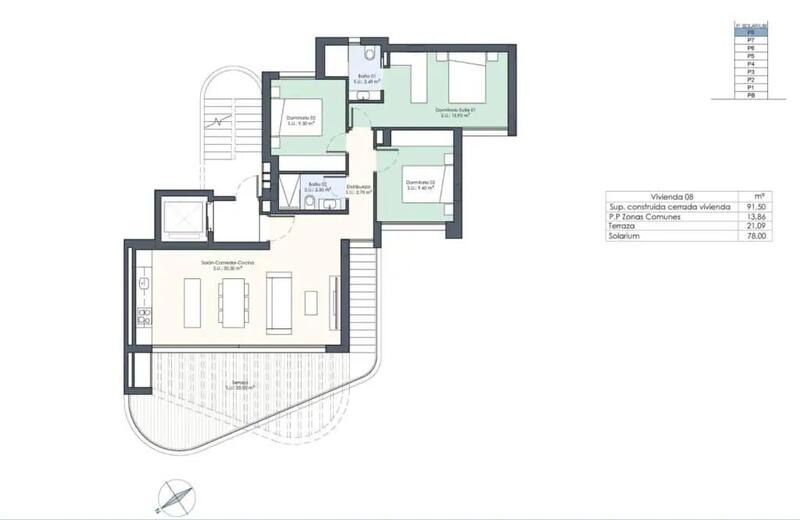 3 bedroom Apartment for sale