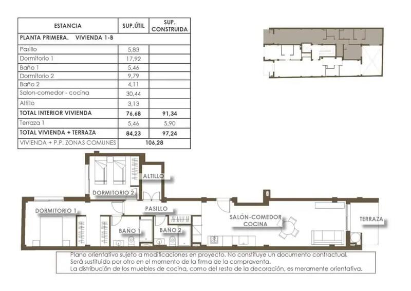 2 slaapkamer Appartement Te koop