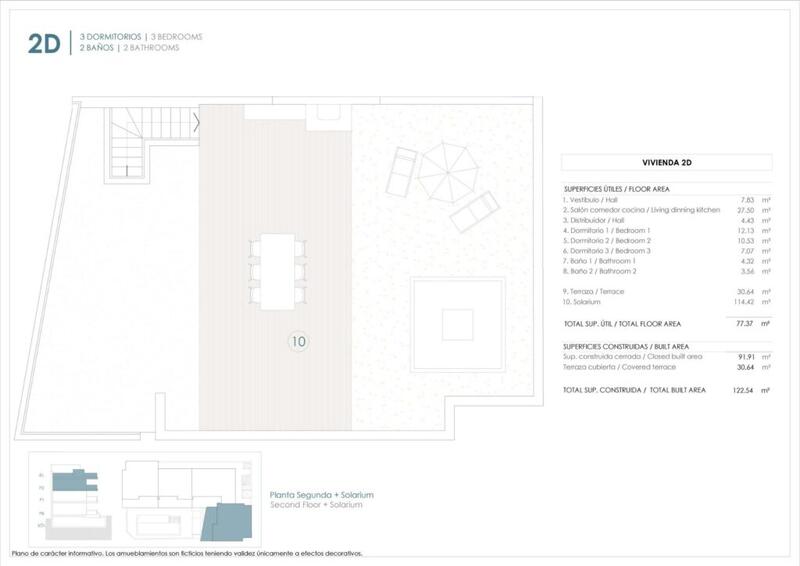 3 Schlafzimmer Appartement zu verkaufen