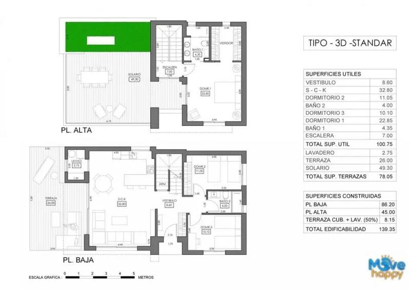 3 спальная комната вилла продается