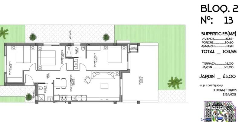 3 soverom Leilighet til salgs