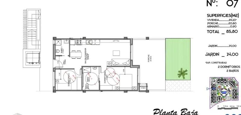 2 bedroom Apartment for sale