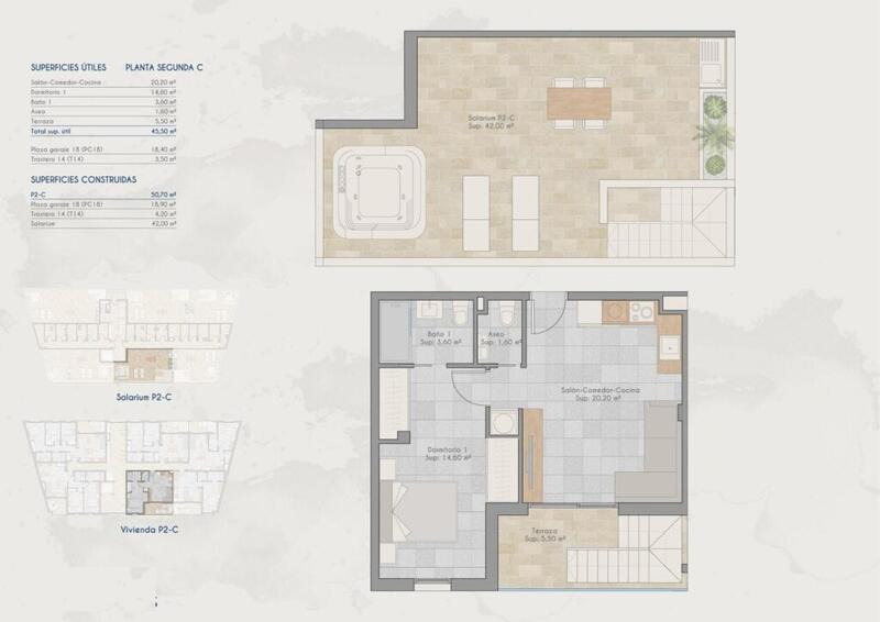 2 Schlafzimmer Appartement zu verkaufen