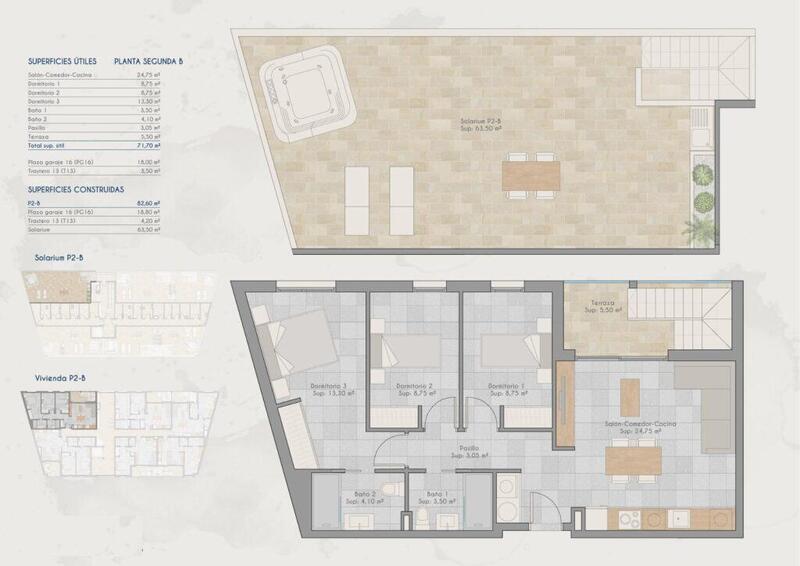 3 Schlafzimmer Appartement zu verkaufen