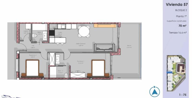 2 Schlafzimmer Appartement zu verkaufen 2 Schlafzimmer Appartement zu verkaufen