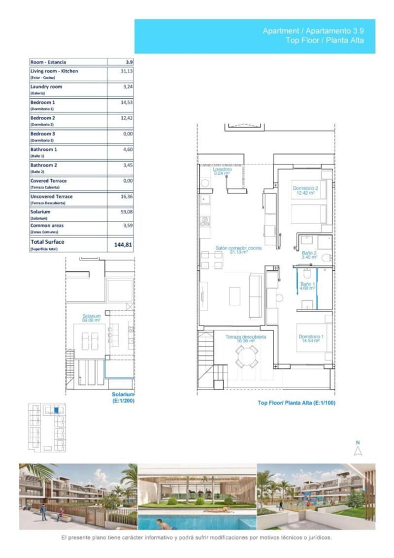 2 Cuarto Apartamento en venta 2 Cuarto Apartamento en venta