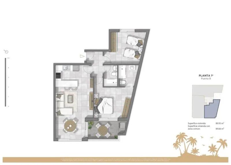 2 Cuarto Apartamento en venta 2 Cuarto Apartamento en venta