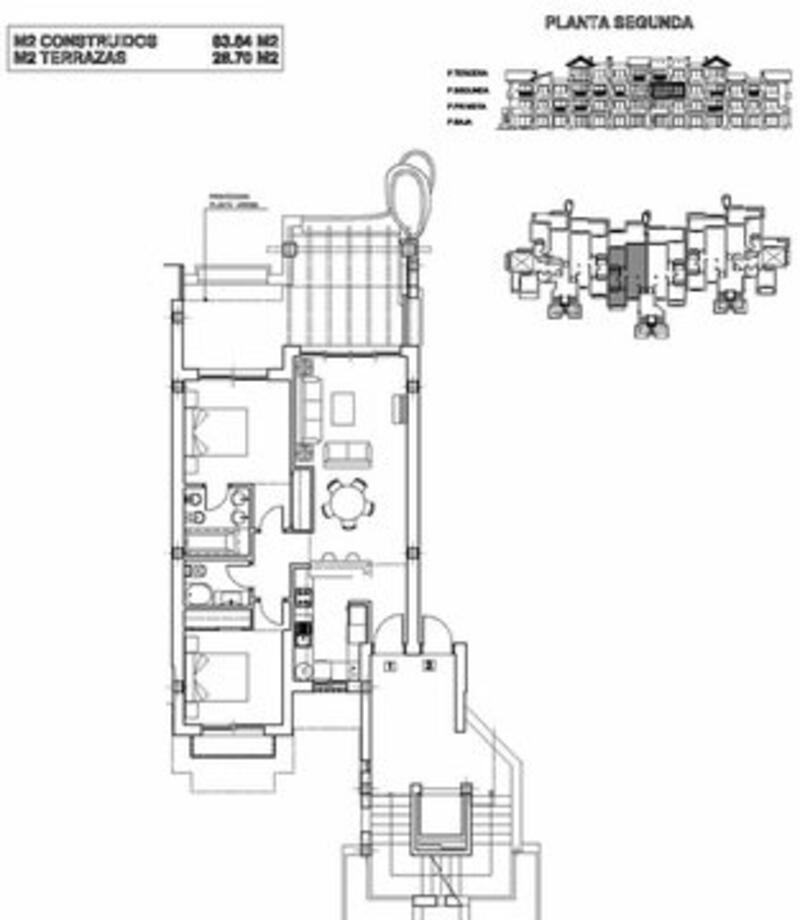 2 Cuarto Apartamento en venta