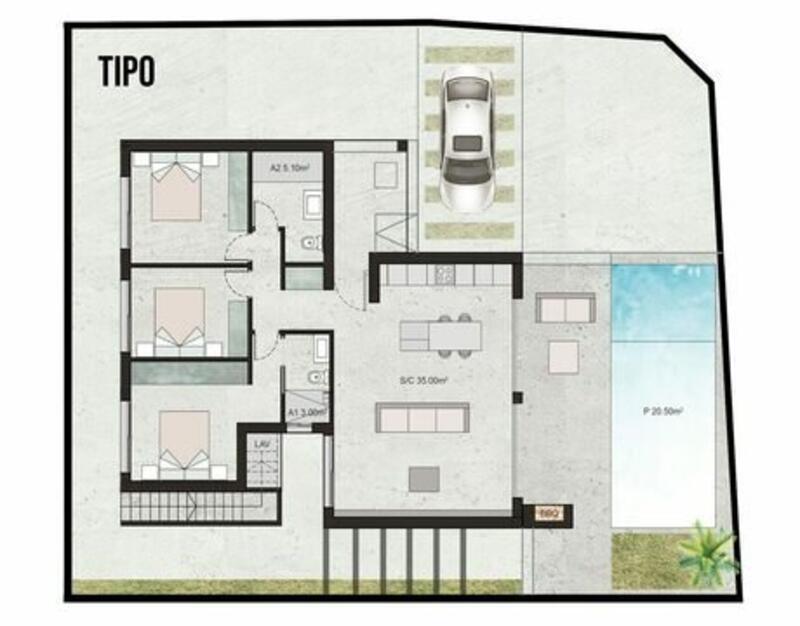 3 chambre Villa à vendre