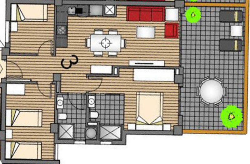 3 Cuarto Apartamento en venta