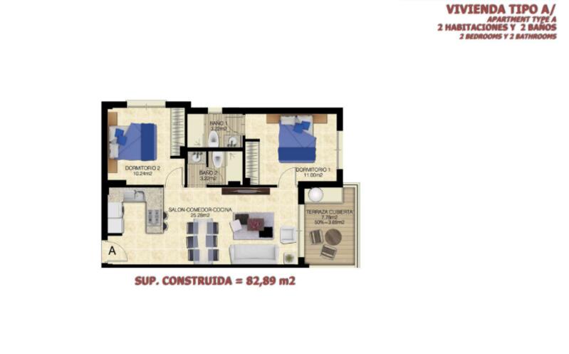 2 bedroom Apartment for sale