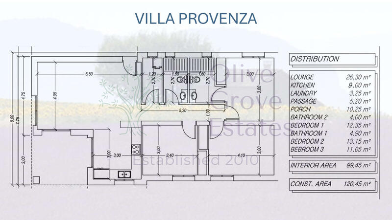 3 soverom Villa til salgs