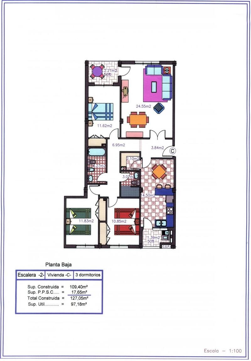 3 Cuarto Apartamento en venta