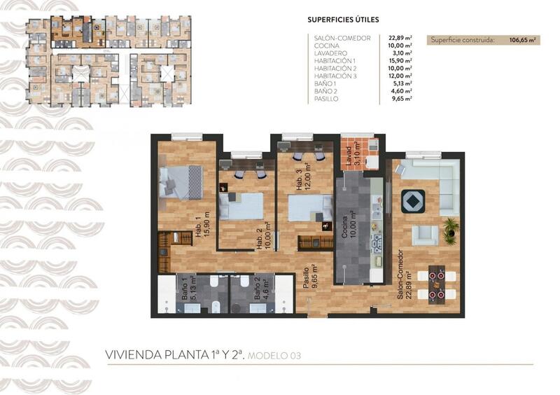 3 Cuarto Apartamento en venta