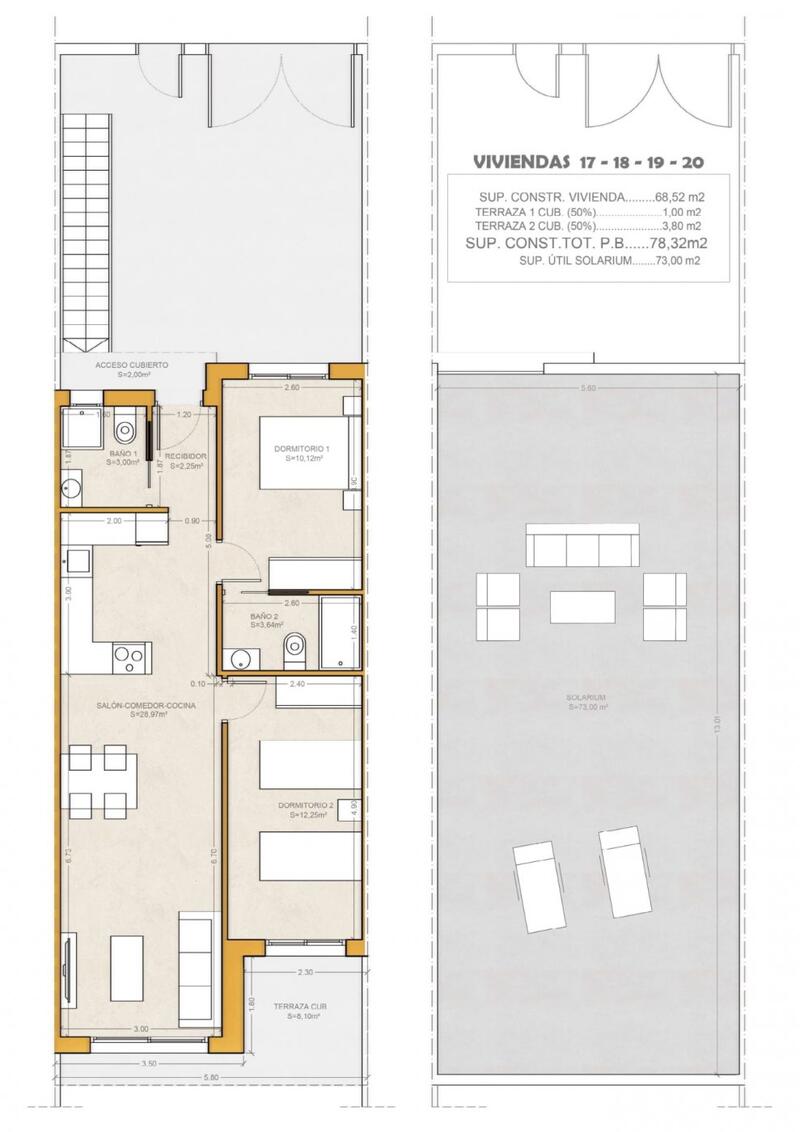2 soveværelse Duplex til salg