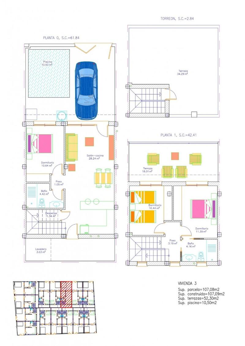 3 soveværelse Duplex til salg