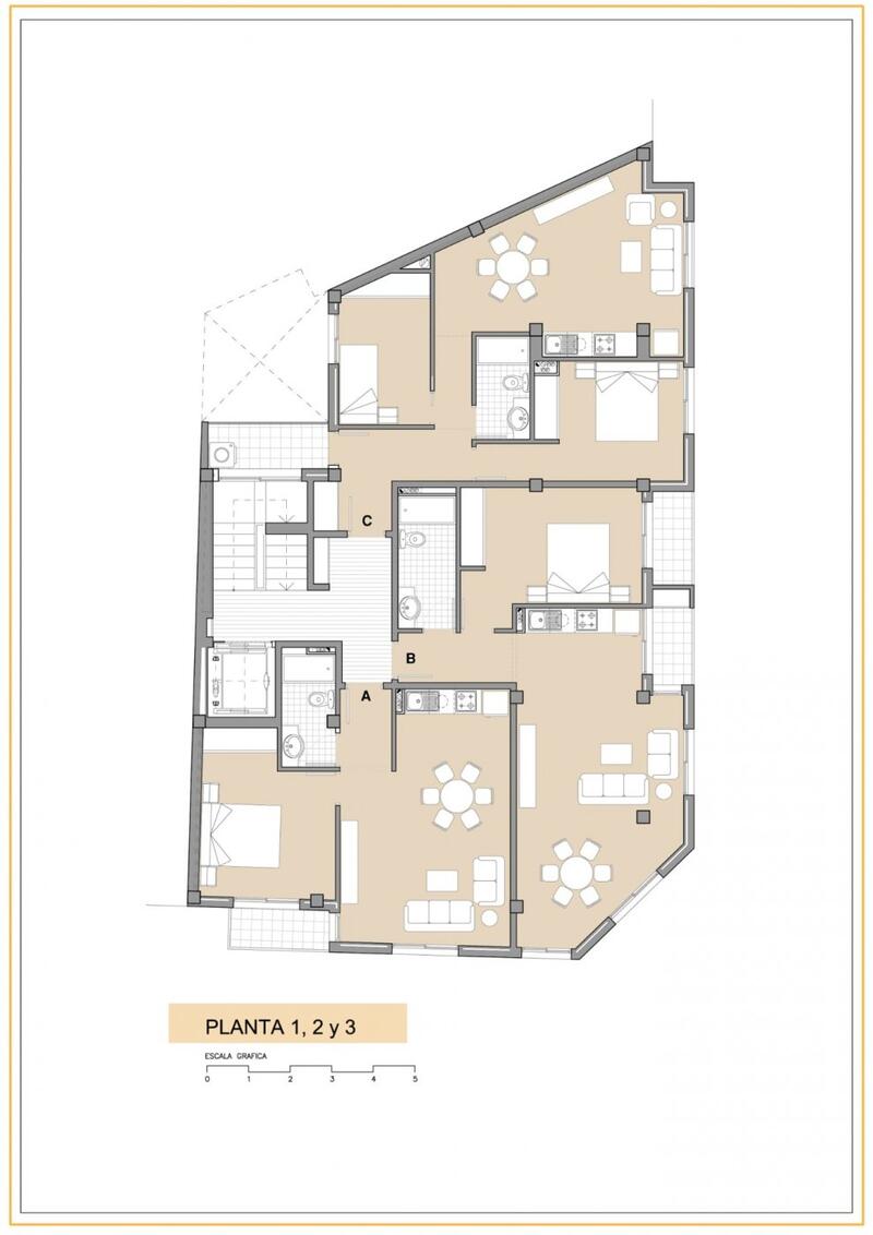 1 chambre Appartement à vendre