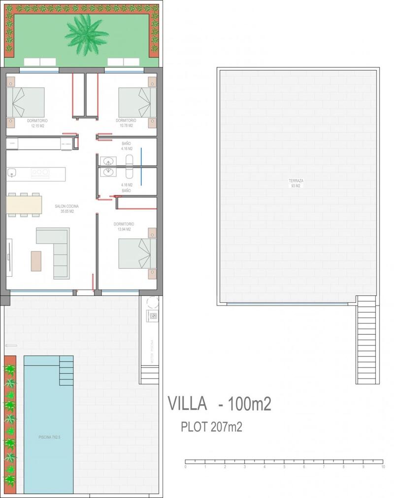 3 slaapkamer Villa Te koop