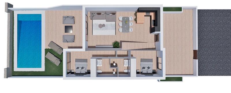 3 slaapkamer Tweezijdig Te koop