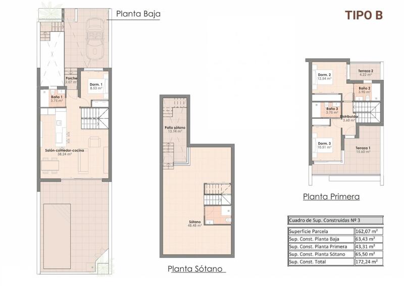 3 Cuarto Dúplex en venta