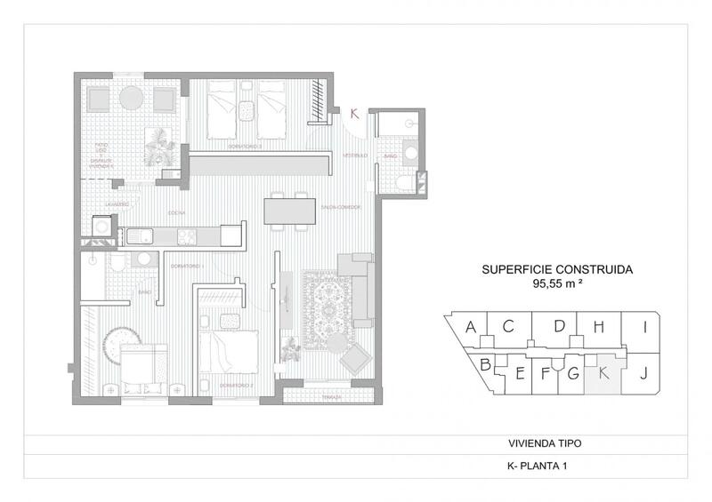 3 Schlafzimmer Appartement zu verkaufen