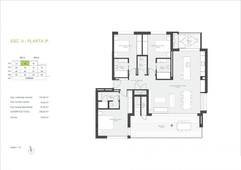 3 Cuarto Apartamento en venta