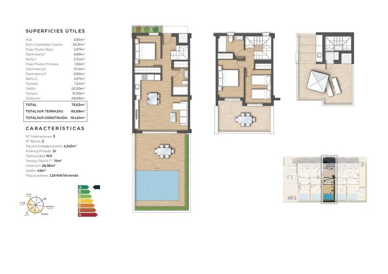 3 soveværelse Duplex til salg