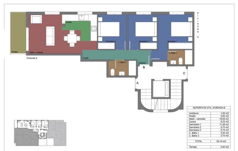 3 Cuarto Apartamento en venta