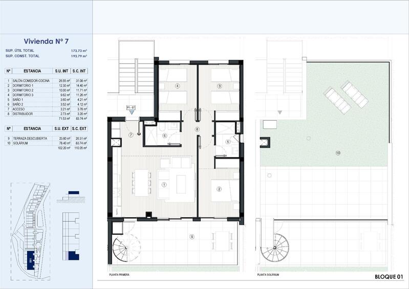 3 slaapkamer Appartement Te koop