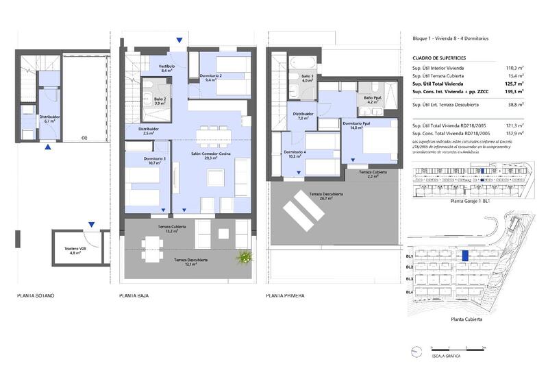 4 soveværelse Duplex til salg