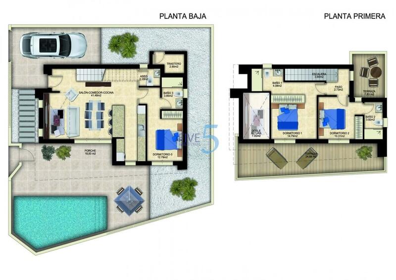 3 Cuarto Villa en venta