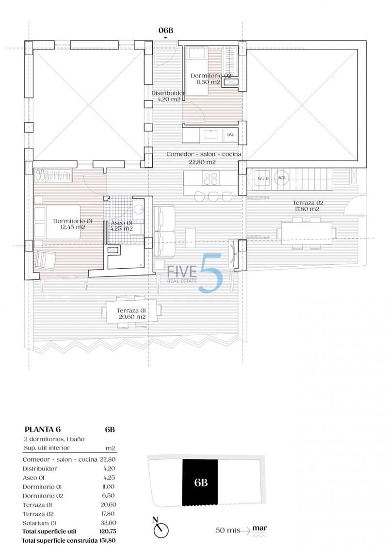 2 Schlafzimmer Appartement zu verkaufen