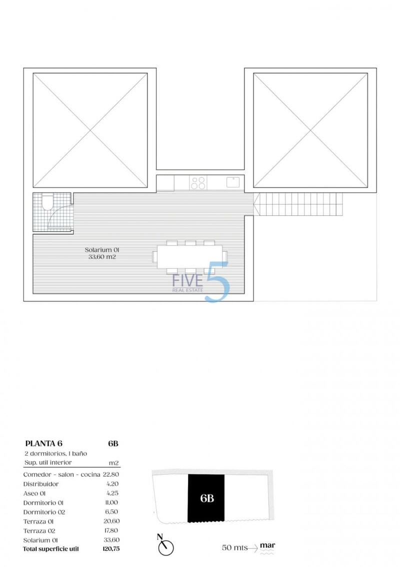 2 Schlafzimmer Appartement zu verkaufen