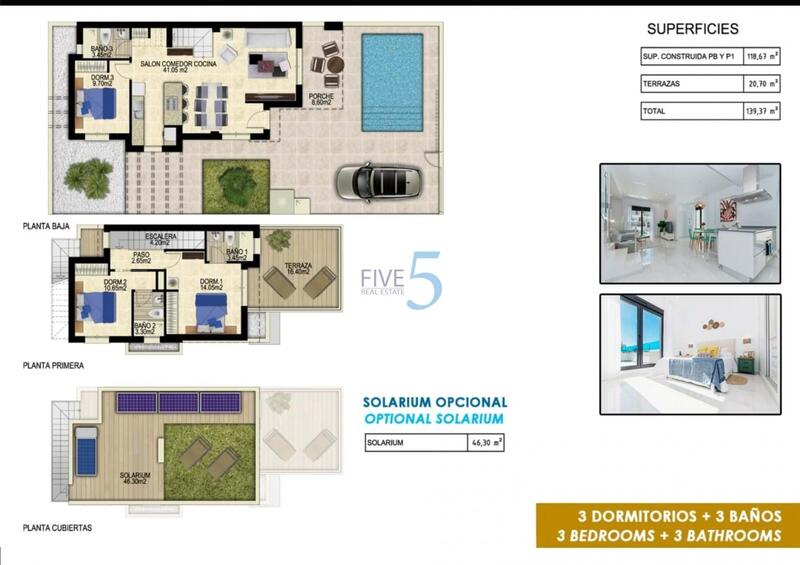 3 Schlafzimmer Villa zu verkaufen