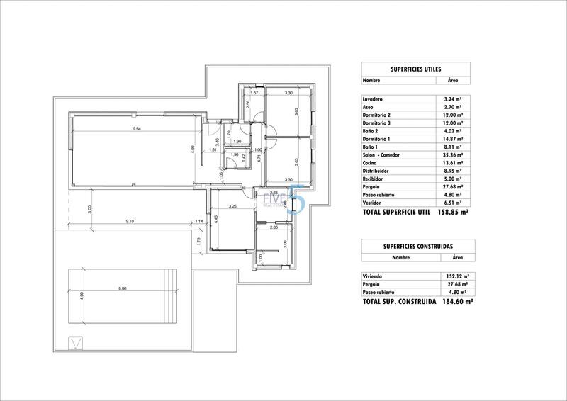 3 Schlafzimmer Villa zu verkaufen