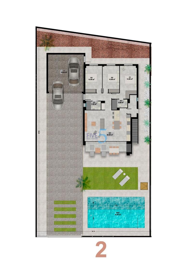 3 slaapkamer Villa Te koop