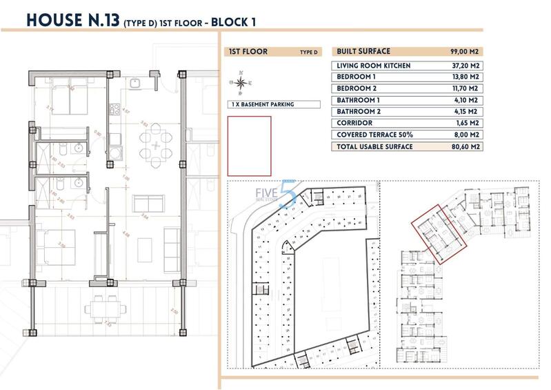 2 Schlafzimmer Appartement zu verkaufen