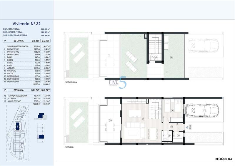 3 Schlafzimmer Stadthaus zu verkaufen