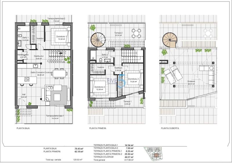 3 Schlafzimmer Stadthaus zu verkaufen