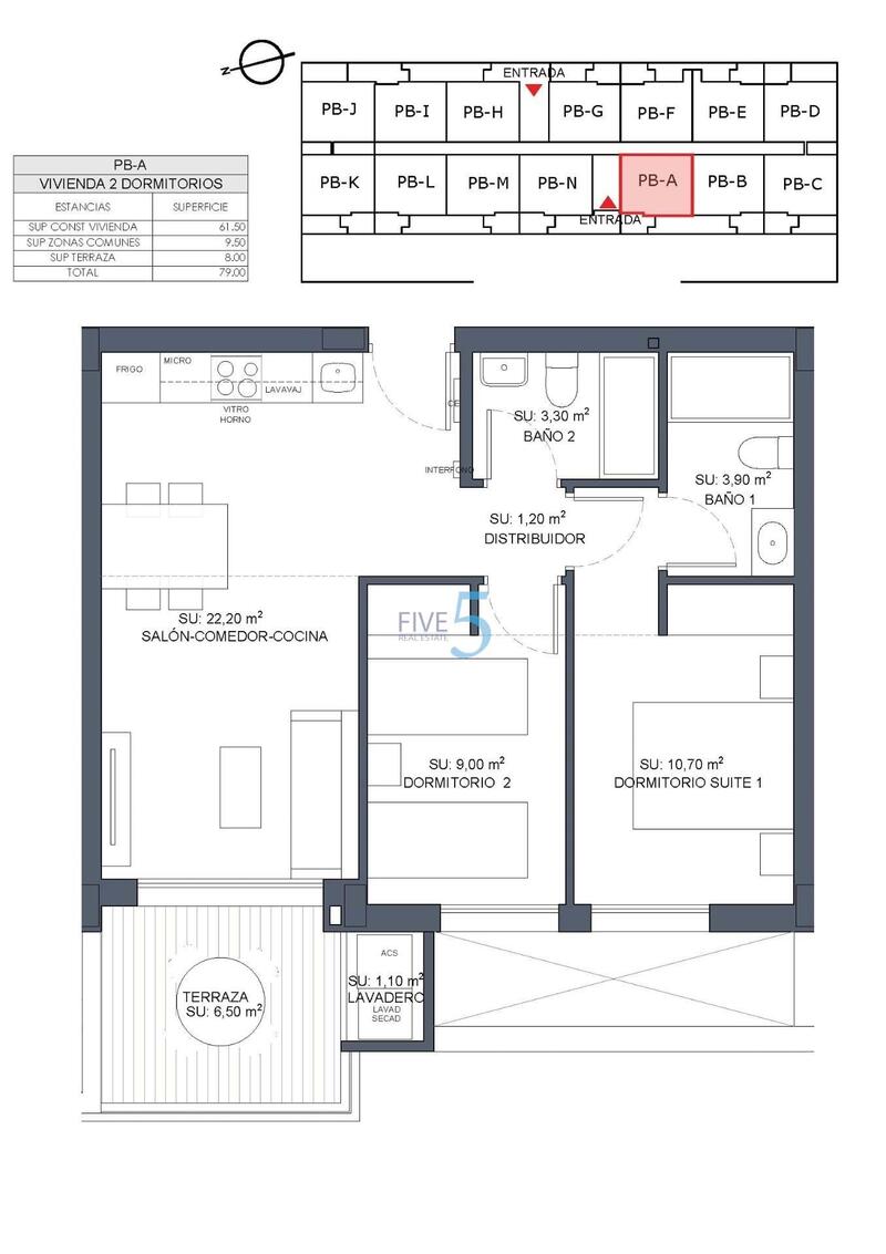 2 Cuarto Apartamento en venta